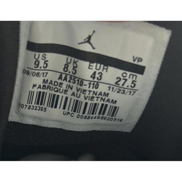 NIKE AIR JORDAN “WHY NOT?” AA2510-110 Engineered For Flight Sz 9.5 Black White - Picture 8 of 13